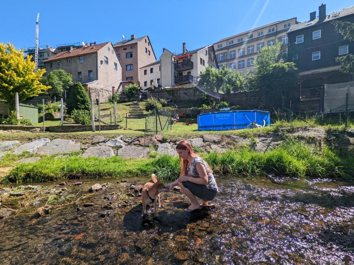 Famzi - Urlaubsmagie - Familienwohnung Mit Gemeinschaftsgarten, -Sauna & -Pool Зебниц Экстерьер фото