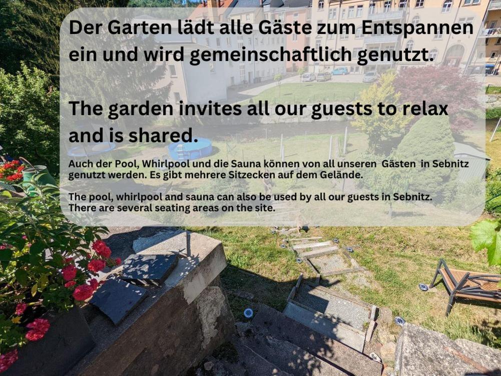 Famzi - Urlaubsmagie - Familienwohnung Mit Gemeinschaftsgarten, -Sauna & -Pool Зебниц Экстерьер фото