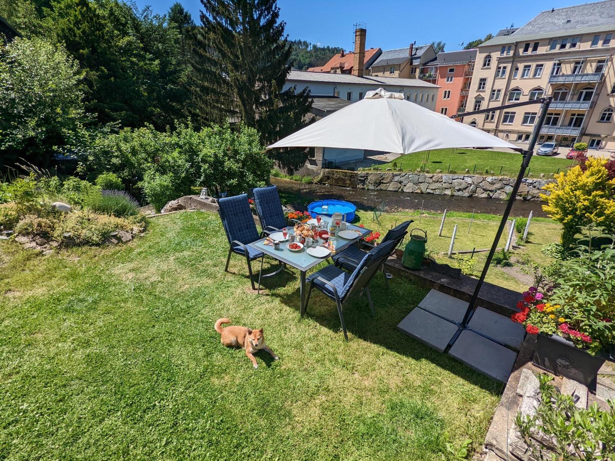 Famzi - Urlaubsmagie - Familienwohnung Mit Gemeinschaftsgarten, -Sauna & -Pool Зебниц Экстерьер фото