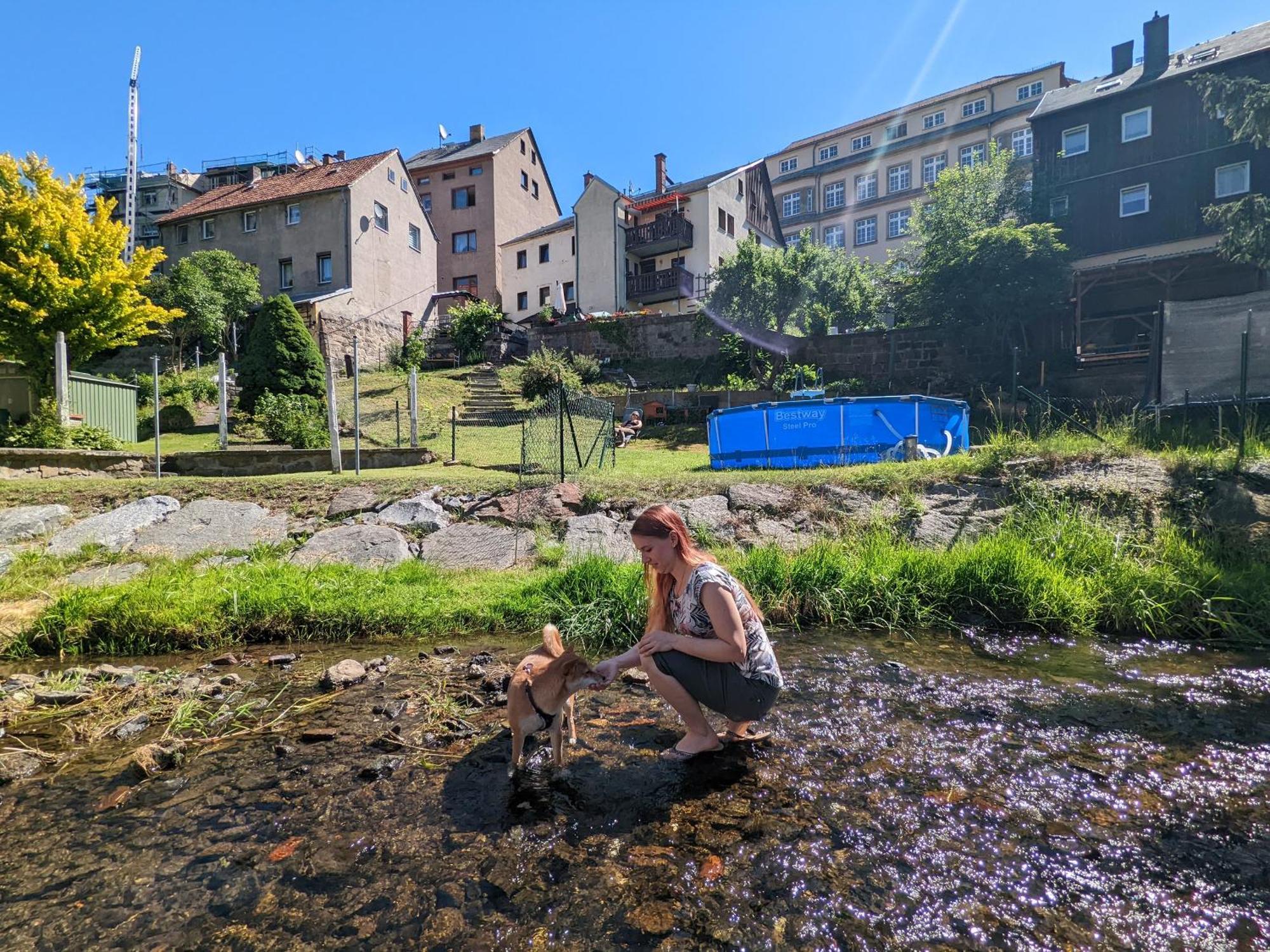 Famzi - Urlaubsmagie - Familienwohnung Mit Gemeinschaftsgarten, -Sauna & -Pool Зебниц Экстерьер фото