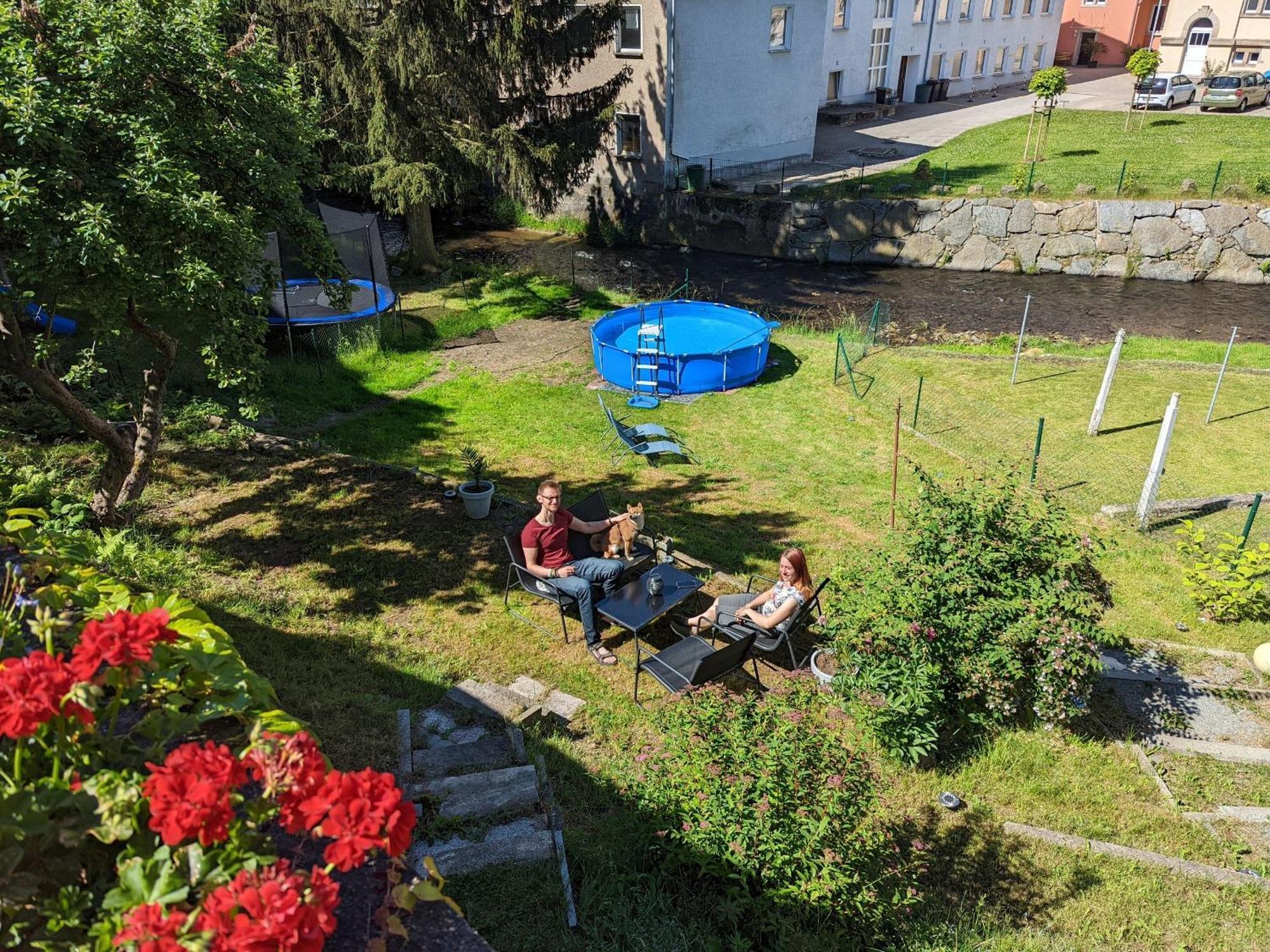 Famzi - Urlaubsmagie - Familienwohnung Mit Gemeinschaftsgarten, -Sauna & -Pool Зебниц Экстерьер фото