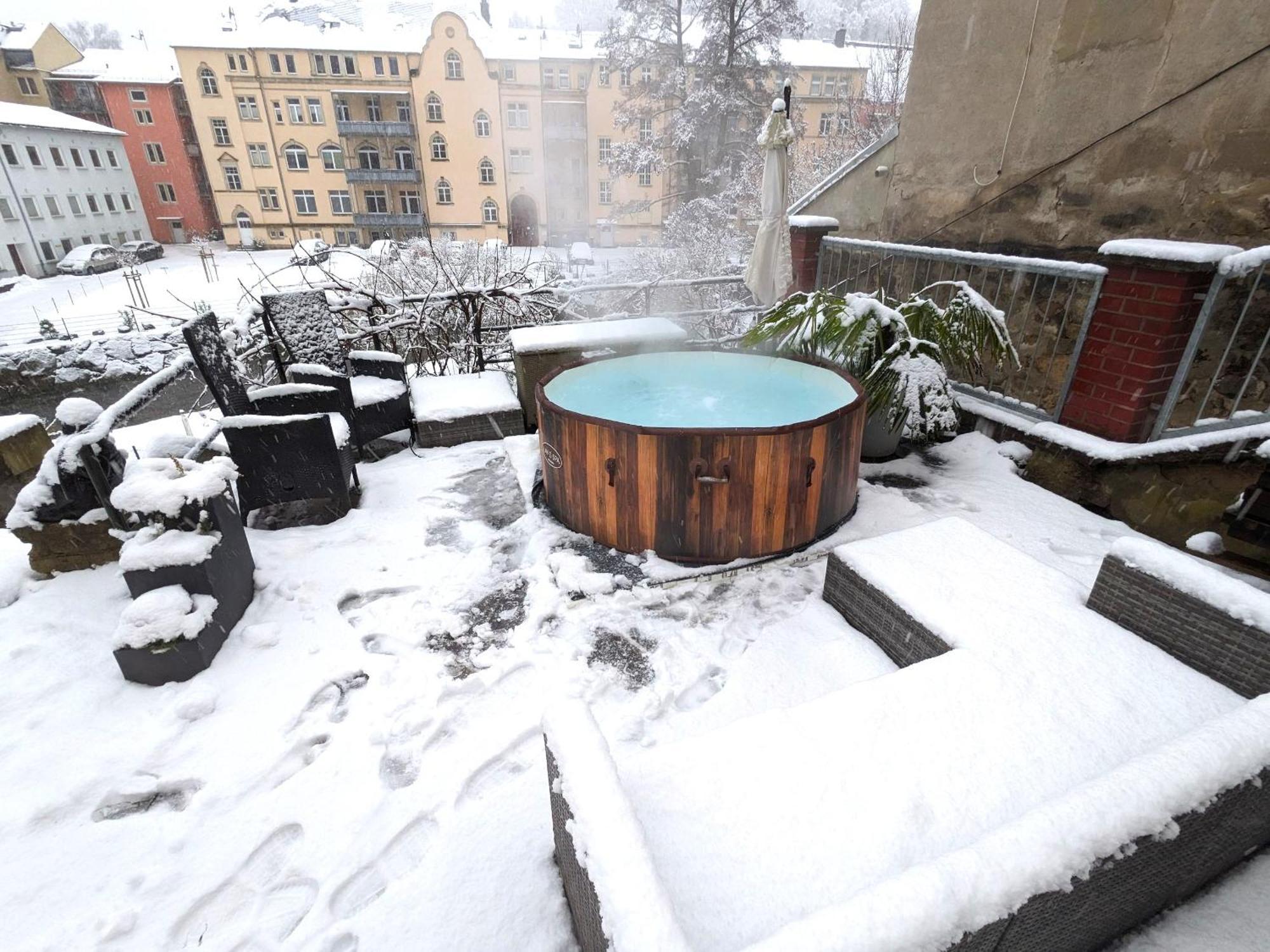 Famzi - Urlaubsmagie - Familienwohnung Mit Gemeinschaftsgarten, -Sauna & -Pool Зебниц Экстерьер фото